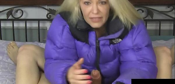  Cock Loving Cougar Charlee Chase Fucks Hubby In Puffy Jacket